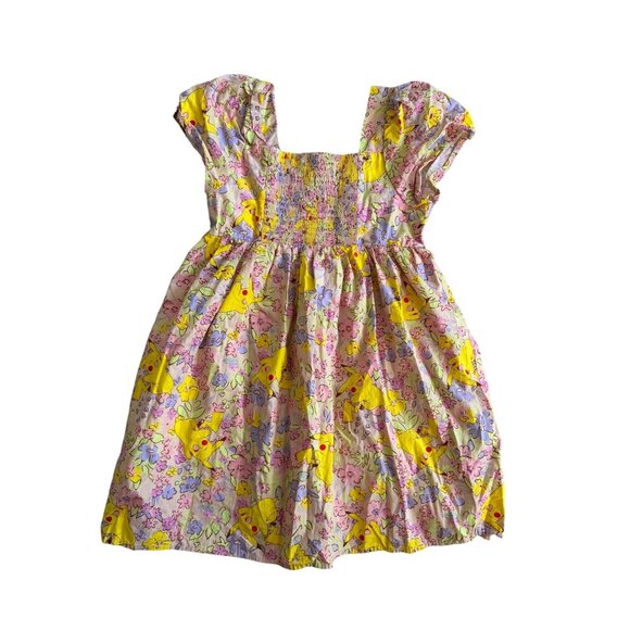 POKEMON Girls Pikachu Floral Dress Size Large 9/10 - Picture 3 of 7